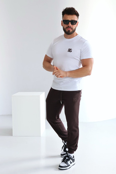 Spodnie męskie BG Brand | gorzka czekolada