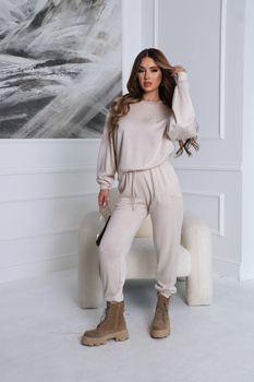 Komplet damski BG Vinci | beżowy