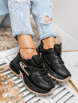 Damskie buty sportowe czarne TL389
