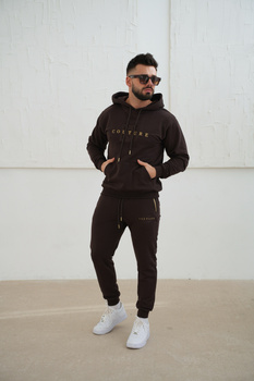 Bluza męska BG Gang | gorzka czekolada