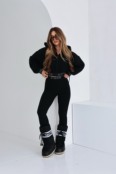 Legginsy damskie BG Swan | czarny