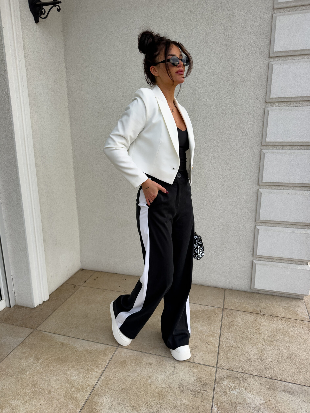 Marynarka SLIM - ecru