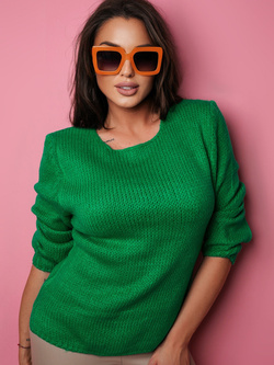 Damski sweter zielony 12223Z