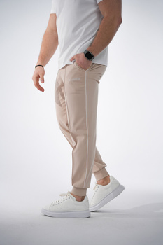 SPODNIE MĘSKIE BG FOCUS BRANDENBURG COUTURE | BEŻ