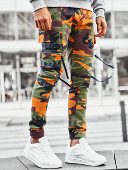 Spodnie męskie joggery moro 11146AOR