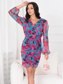 Tiulowa krótka sukienka Rosalia