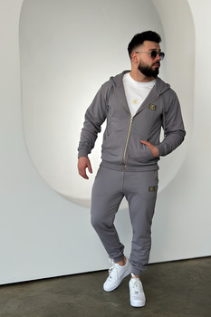 BLUZA MĘSKA BG SLAP | SZARY