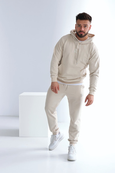 BLUZA MĘSKA BG KANGOO | JASNY BEŻ