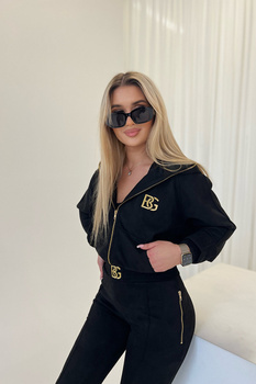 DRES DAMSKI BG NEW ESSENTIAL BRANDENBURG COUTURE | CZARNY