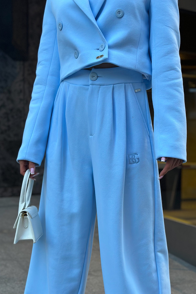 SPODNIE DAMSKIE BG PRESTIGE | BŁĘKIT