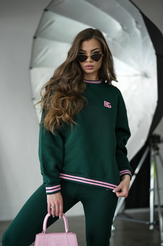 DRES DAMSKI BG JENNY | BUTELKOWA ZIELEŃ