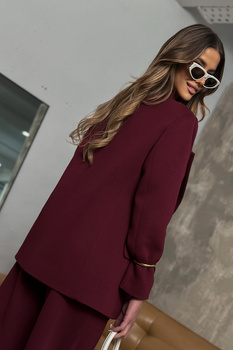 MARYNARKA DAMSKA BG VOGUE | BORDO