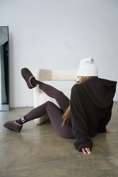 Bluza damska BG West | gorzka czekolada