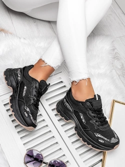 Damskie buty sportowe czarne TL391