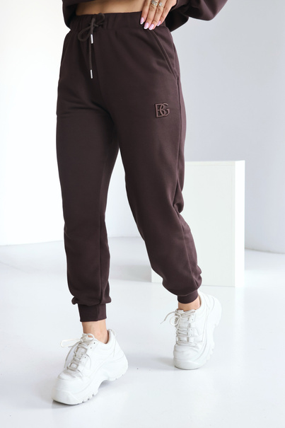 Spodnie damskie BG Brand | gorzka czekolada