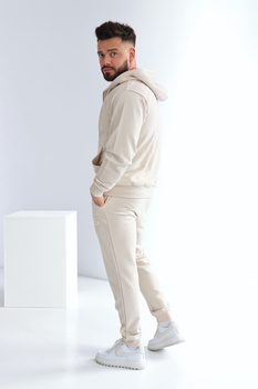 Bluza męska BG Zippy | jasny beż