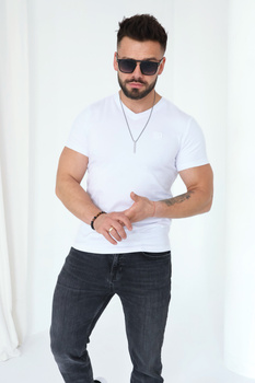 T-Shirt męski BG Volta | biały
