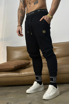 SPODNIE MĘSKIE BG VINCE | CZARNY