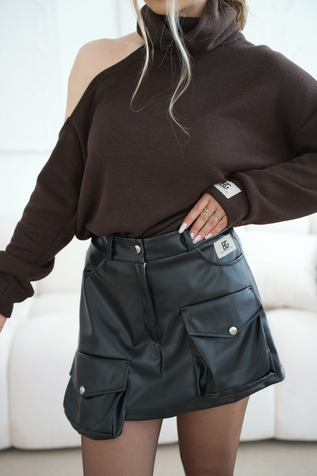 Szorty damskie BG Hadid | czarny