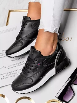 Damskie sneakersy czarne BK939