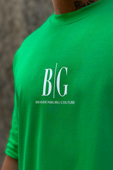 T-SHIRT MĘSKI BG FIFI | ZIELONY