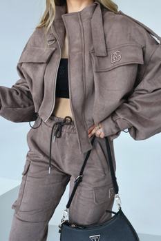 Kurtka damska BG Military | cappuccino