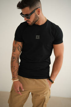 T-SHIRT MĘSKI BG SMART | CZARNY