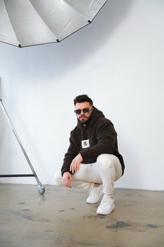 Bluza męska BG North | gorzka czekolada