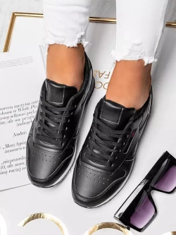 Damskie sneakersy czarne BK939A
