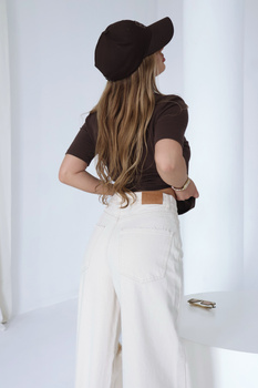 T-Shirt damski BG Real | czekolada