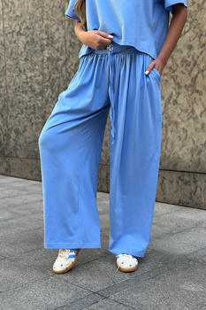 SPODNIE DAMSKIE BG MORNING | NIEBIESKI