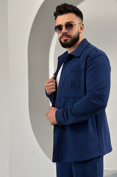 KOSZULA MĘSKA BG LOOP | GRANAT