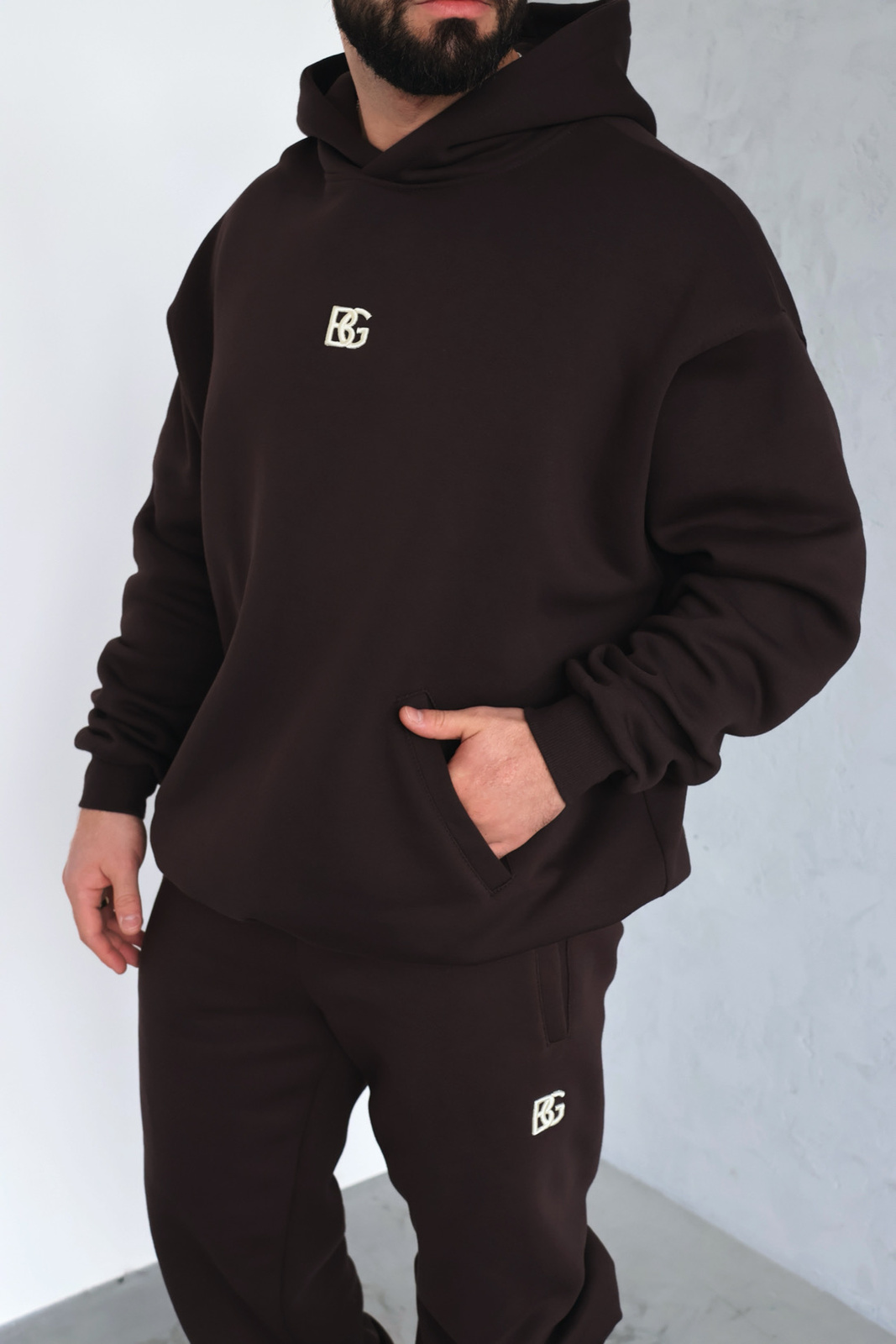 Dres męski BG Benny | gorzka czekolada