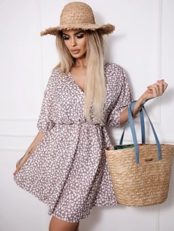 Kimonowa krótka sukienka Evelina