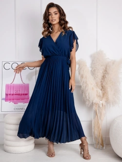 Długa plisowana sukienka Stella