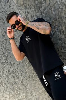 T-SHIRT MĘSKI BG FIFI | CZARNY