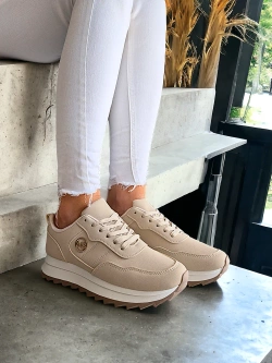 Damskie buty sportowe beżowe TL259-10