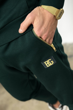 SPODNIE MĘSKIE BG VINCE | CIEMNA ZIELEŃ