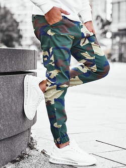 Spodnie męskie joggery moro 399AZ