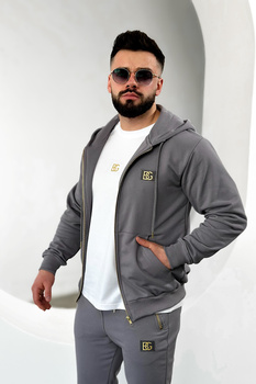 BLUZA MĘSKA BG SLAP | SZARY