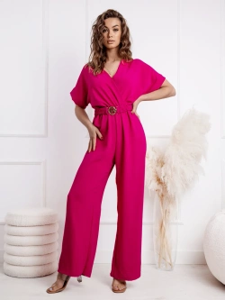 Długi kombinezon z paskiem Roma