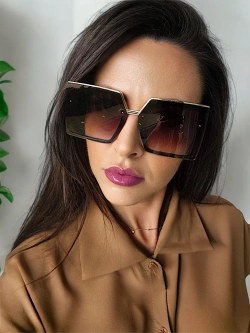 Damskie okulary przeciwsłoneczne brązowe OK50BR