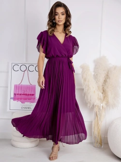 Długa plisowana sukienka Stella