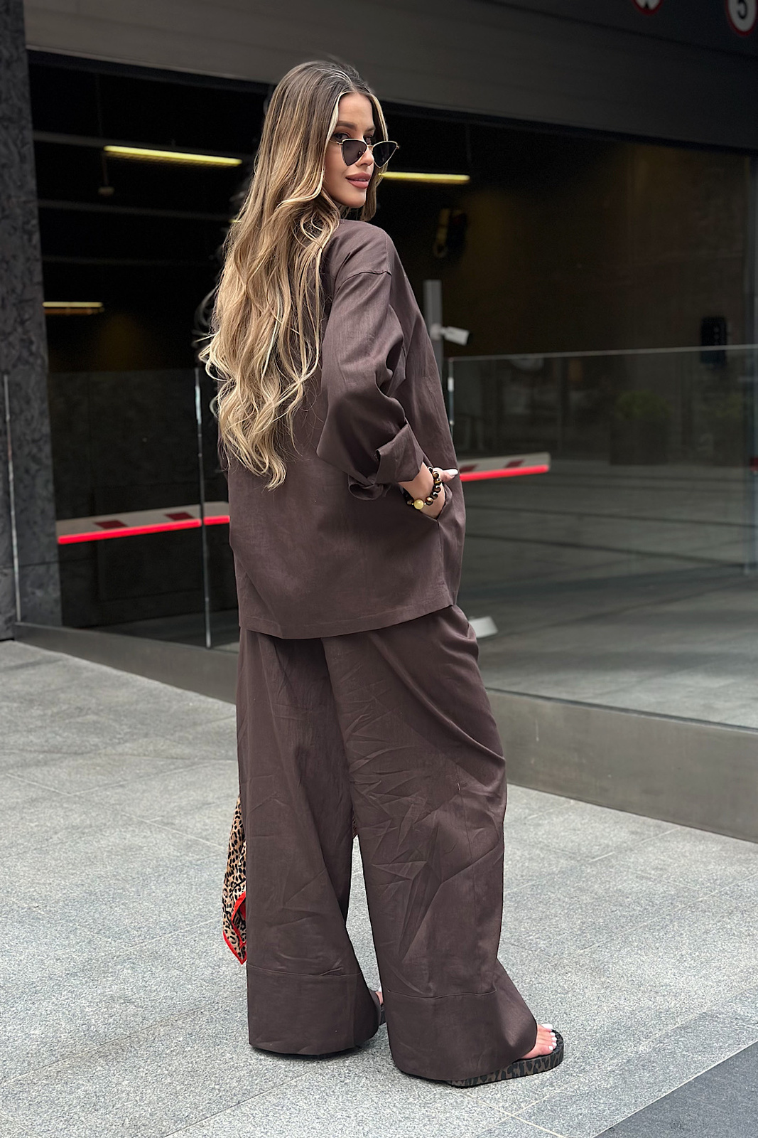 SPODNIE DAMSKIE BG FREE | CZEKOLADOWY