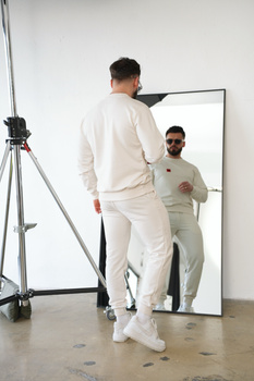 Spodnie męskie BG Volcano | kokos