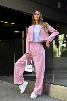 MARYNARKA DAMSKA BG MOMENT | PUDER RÓŻ