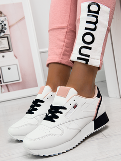 Damskie buty sportowe białe BK938-6B