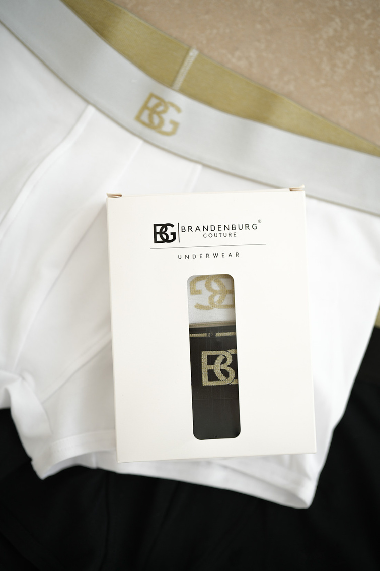 BOKSERKI MĘSKIE BG GOLDEN | 2PAK (BIAŁY, CZARNY)