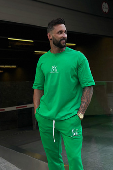 T-SHIRT MĘSKI BG FIFI | ZIELONY