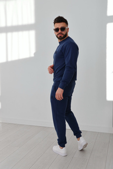 Bluza męska BG Basic | granat